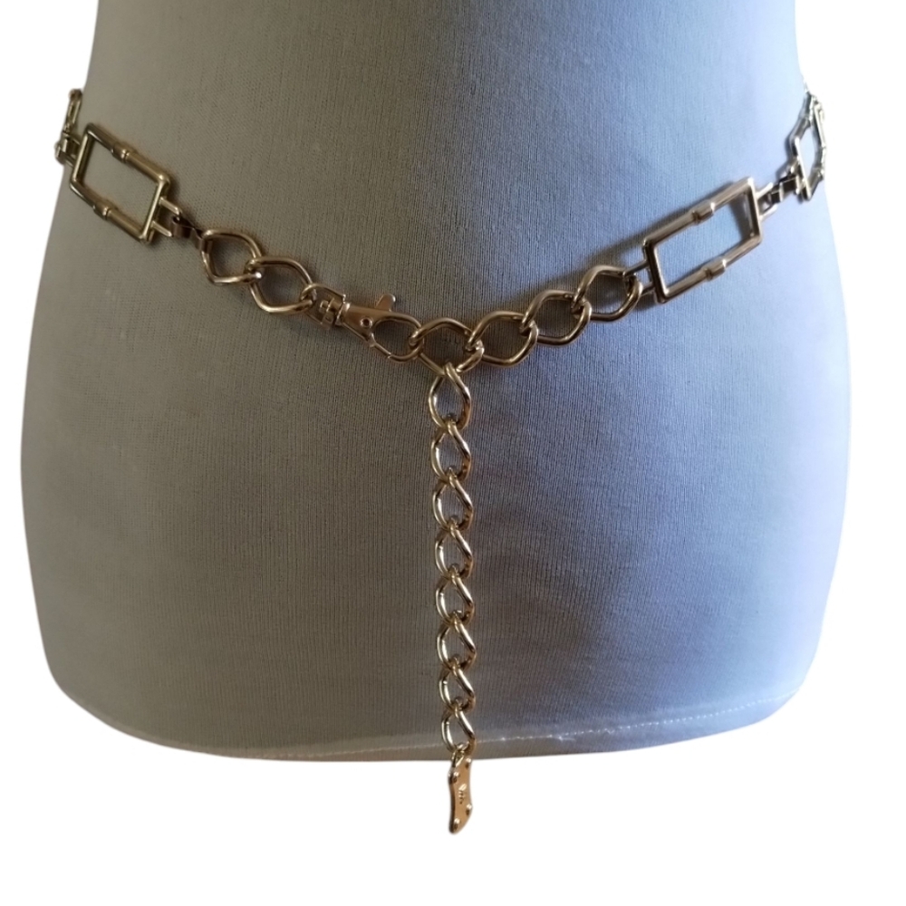 Michael Kors Gold Tone Chain Belt Size M
